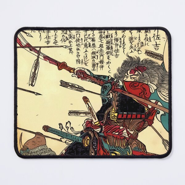 Item preview, Samurai Warrior Poster Martial Arts Face Mask designed and sold by Polishthestone.