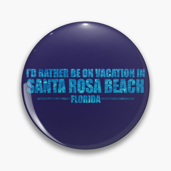 Item preview, I'd Rather Be On Vacation In Santa Rosa Beach Florida Ocean Water Background  designed and sold by AlanPhotoArt.