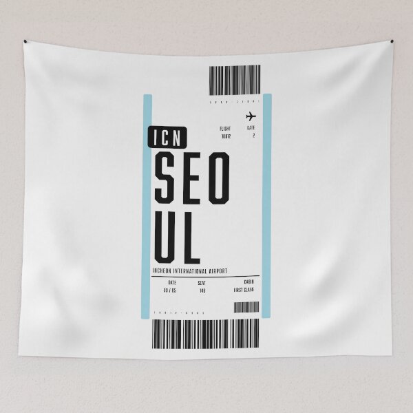Item preview, Seoul Boarding Pass designed and sold by ind3finite.