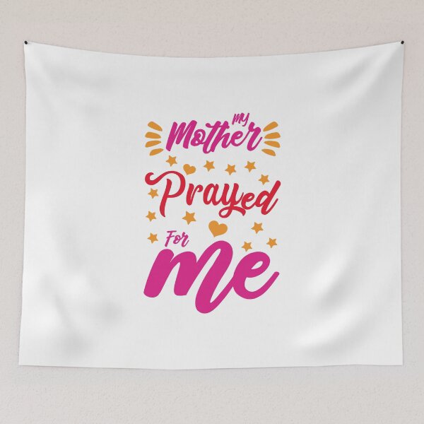 Item preview, My Mother Prayed For Me Praying Mama designed and sold by HanyAlashkar.
