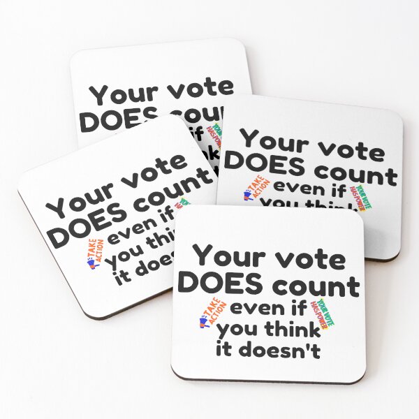 Item preview, Your Vote Counts Every Time designed and sold by Anchor & Thread.