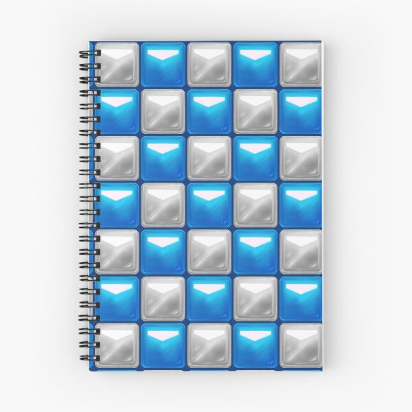 Item preview, Beat Saber Block Pattern 2022 - Azure Blue & Silver designed and sold by JessySketches.