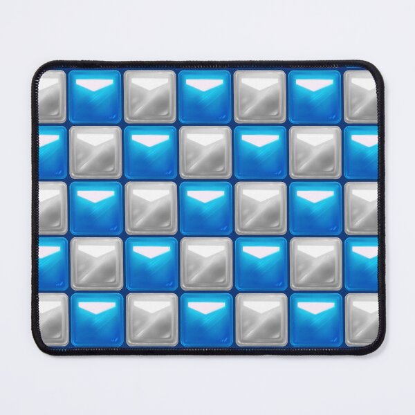 Item preview, Beat Saber Block Pattern 2022 - Azure Blue & Silver designed and sold by JessySketches.