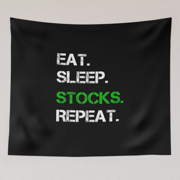 Item preview, Eat Sleep Stocks Repeat  designed and sold by rachidhaz.