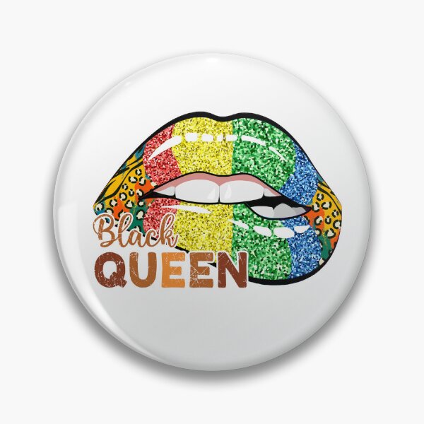 Artikelvorschau, Black Pride Juneteenth Black Queen Lippen entworfen und verkauft von OffBeatHolidays.