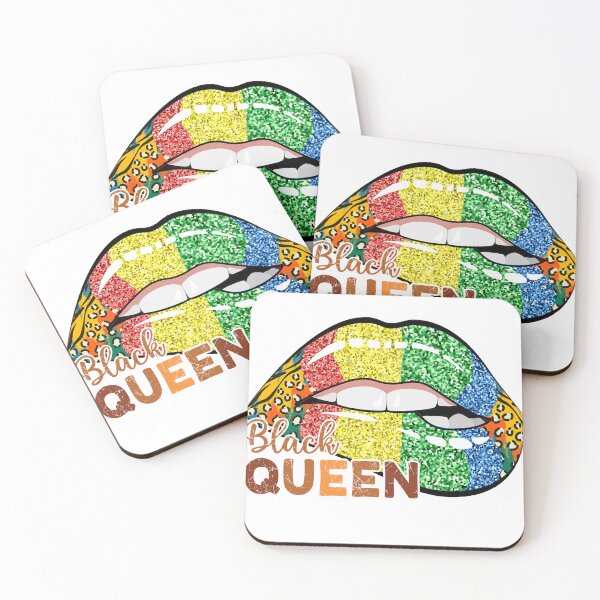 Item preview, Black Pride Juneteenth Black Queen Labios designed and sold by OffBeatHolidays.