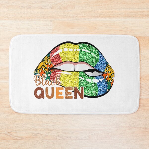 Item preview, Black Pride Juneteenth Black Queen Lips designed and sold by OffBeatHolidays.