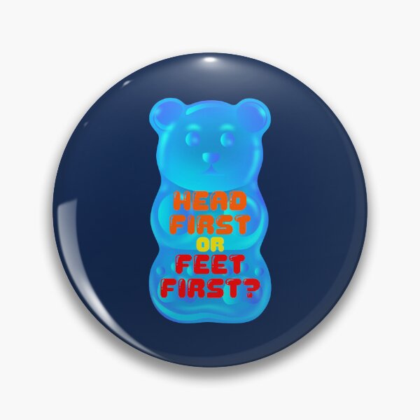 Item preview, Blue Gummy Bear: Head First or Feet First? designed and sold by PawsitiveMum.