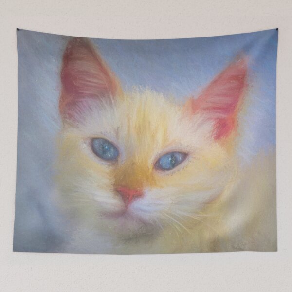 Item preview, Super Soft Siamese Cat designed and sold by Elisabeth Lucas.