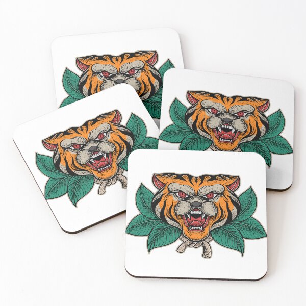 Item preview, Tiger Roses Design, Print Design designed and sold by DegoPine  Art Studio.