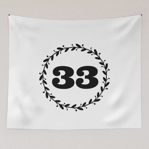 Item preview, Number 33 designed and sold by Fineshopify.