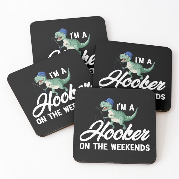 Item preview,  I'm A Hooker On The Weekends Funny Fishing  designed and sold by AMERZAGUE DESIGN.