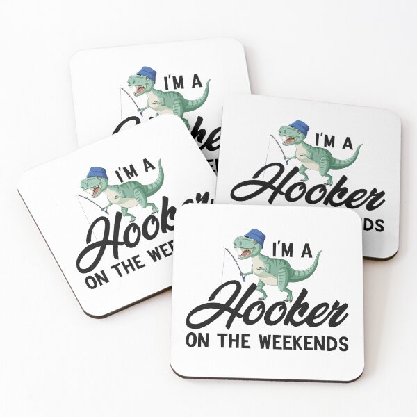 Item preview,  I'm A Hooker On The Weekends Funny Fishing  designed and sold by AMERZAGUE DESIGN.