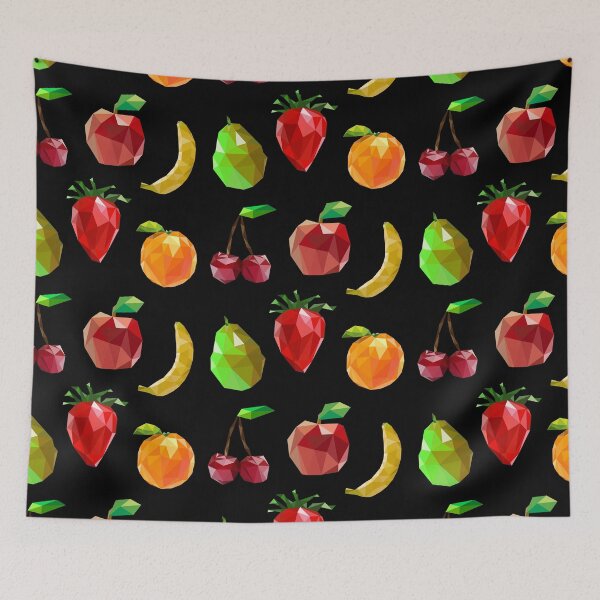 Item preview, Fruits geometric polygon  designed and sold by cutecrazytshirt.