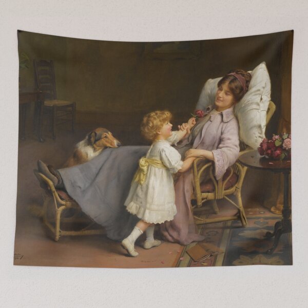 Item preview, Well on the Mend | Arthur John Elsley | 1910 Victorian Art designed and sold by CJET.