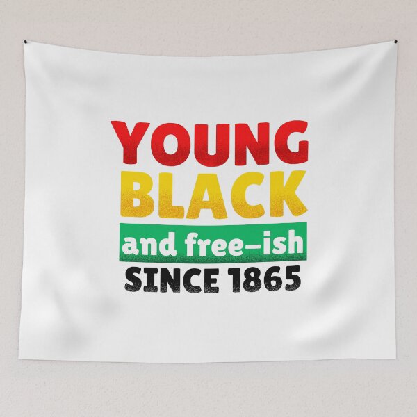 Item preview, Juneteenth Black Pride - Young Black and Free-ish Since 1865 designed and sold by OffBeatHolidays.