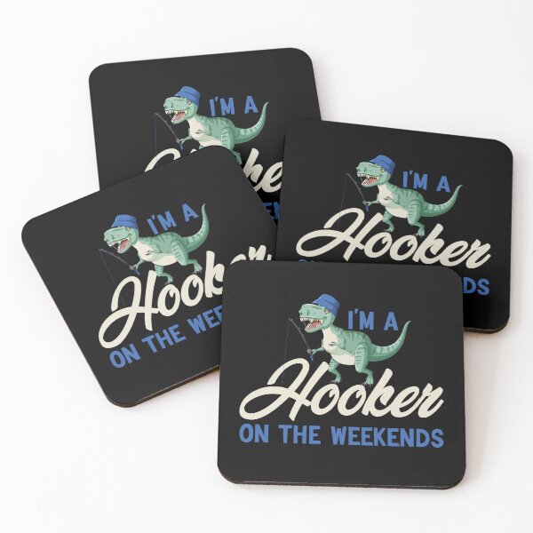 Item preview, I'm A Hooker On The Weekends Funny Fishing  designed and sold by AMERZAGUE DESIGN.