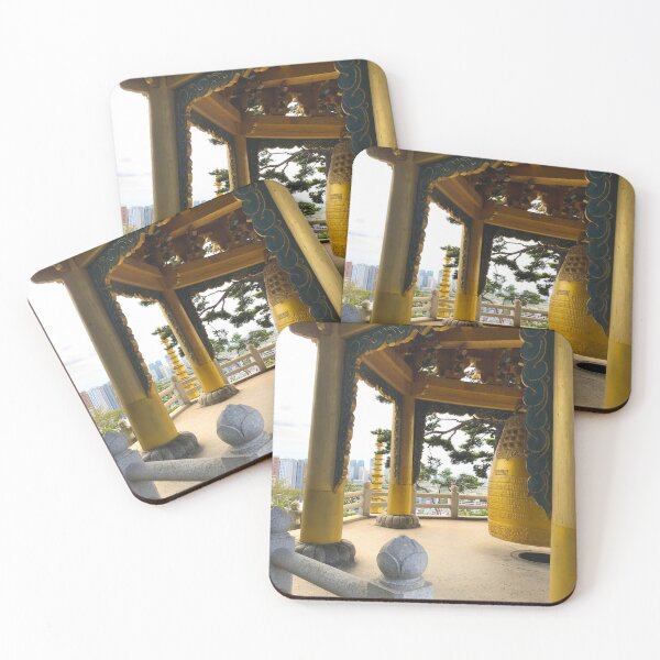 Item preview, Shades of Gold at Heungryunsa in Incheon - South Korean Temples designed and sold by YemmyZImages.