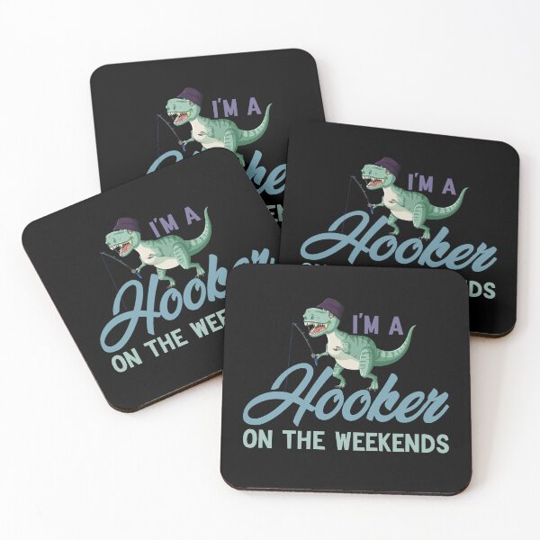 Item preview, I'm A Hooker On The Weekends Funny Fishing  designed and sold by AMERZAGUE DESIGN.