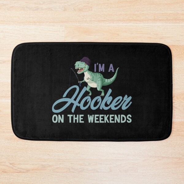 Item preview, I'm A Hooker On The Weekends Funny Fishing  designed and sold by AMERZAGUE DESIGN.