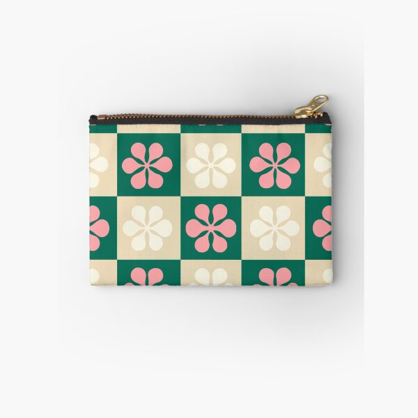 Item preview, Pink and White Flower Checkerboard designed and sold by CaseyCara.