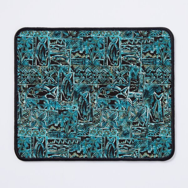 Item preview, Hawaiian Blue Ahi Rough Cut Tapa designed and sold by J Marielle Designs.