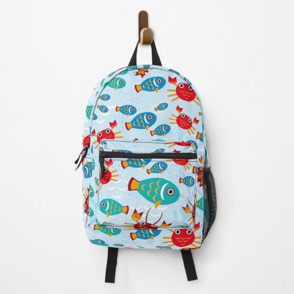 Item preview, Cool Colorful Fish and Crab Aquatic Ocean, Sea Life designed and sold by silviaol.