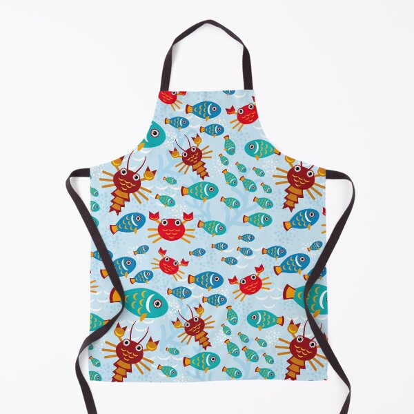 Item preview, Cool Colorful Fish and Crab Aquatic Ocean, Sea Life designed and sold by silviaol.