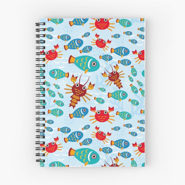Item preview, Cool Colorful Fish and Crab Aquatic Ocean, Sea Life designed and sold by silviaol.