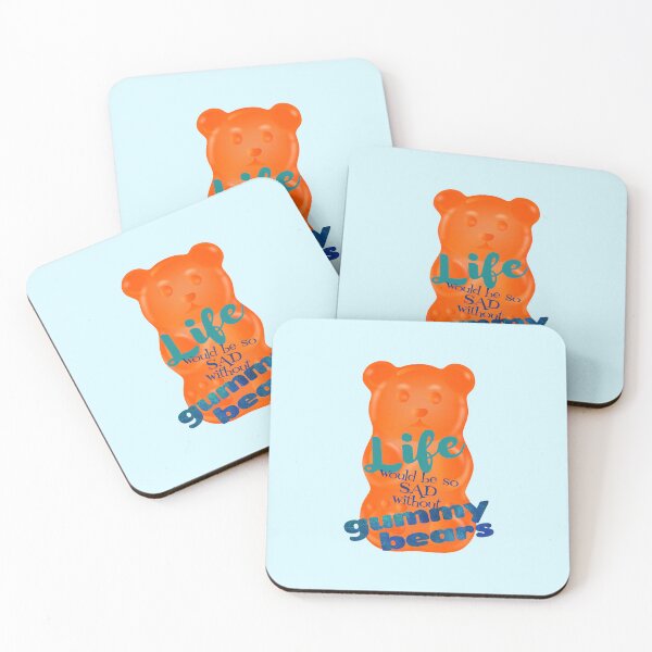 Item preview, Orange Gummy Bear: Life Would Be So Sad... designed and sold by PawsitiveMum.