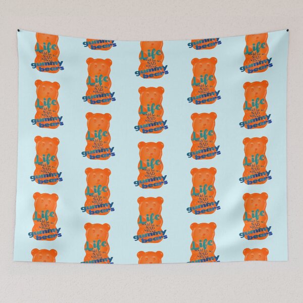 Item preview, Orange Gummy Bear: Life Would Be So Sad... designed and sold by PawsitiveMum.