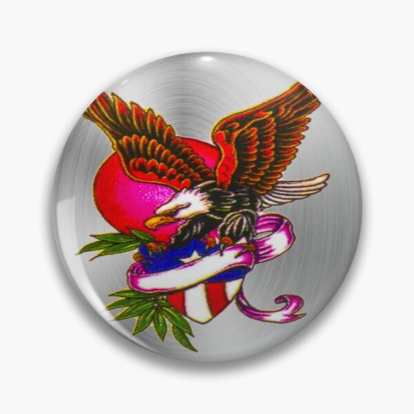 Item preview, fwc 0424  tatoo bald eagle wild nature world designed and sold by fred chiea.