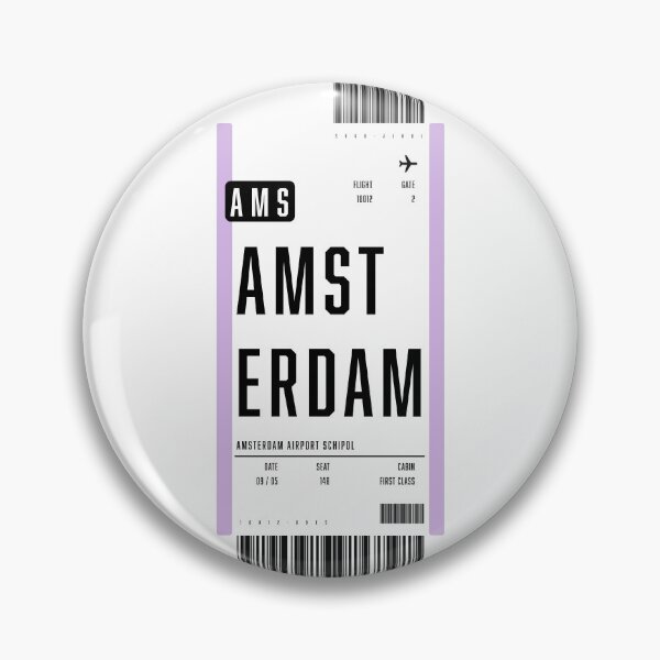 Item preview, Amsterdam Boarding Pass designed and sold by ind3finite.