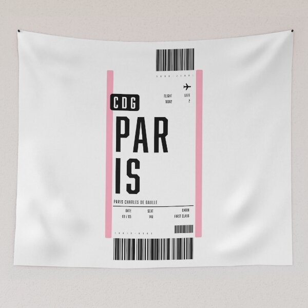 Item preview, Paris Boarding Pass designed and sold by ind3finite.