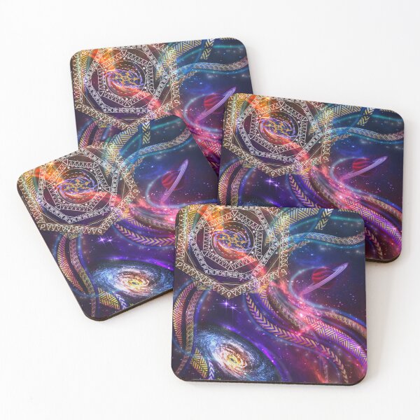 Item preview, Polynesian Sacred Geometry StarGazer Abstract Print designed and sold by sunnthreads.