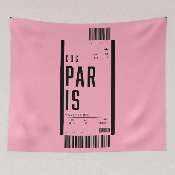 Item preview, Paris Boarding Pass designed and sold by ind3finite.