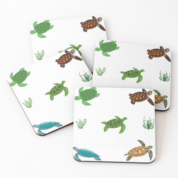 Item preview, Sea Turtles and Seaweed Marine Life  designed and sold by silviaol.