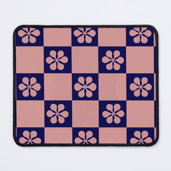 Item preview, Muave Pink Flower Checkerboard designed and sold by CaseyCara.