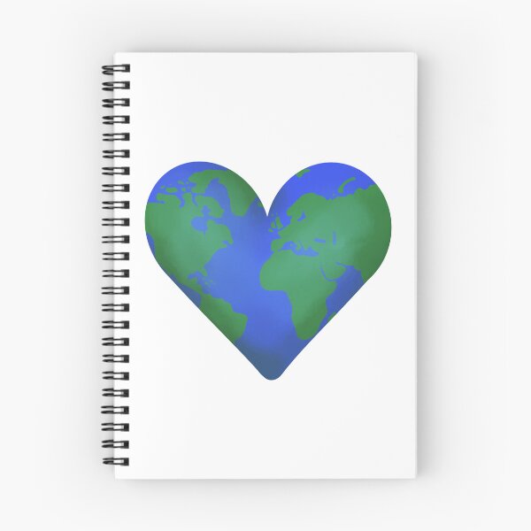 Item preview, Earth Heart Illustration Map designed and sold by Garden-View.