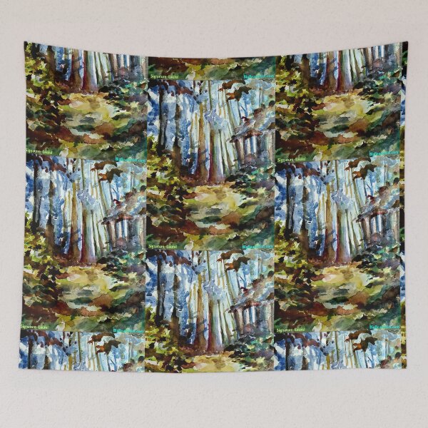 Item preview, The Forest Watercolor designed and sold by signaturelaurel.