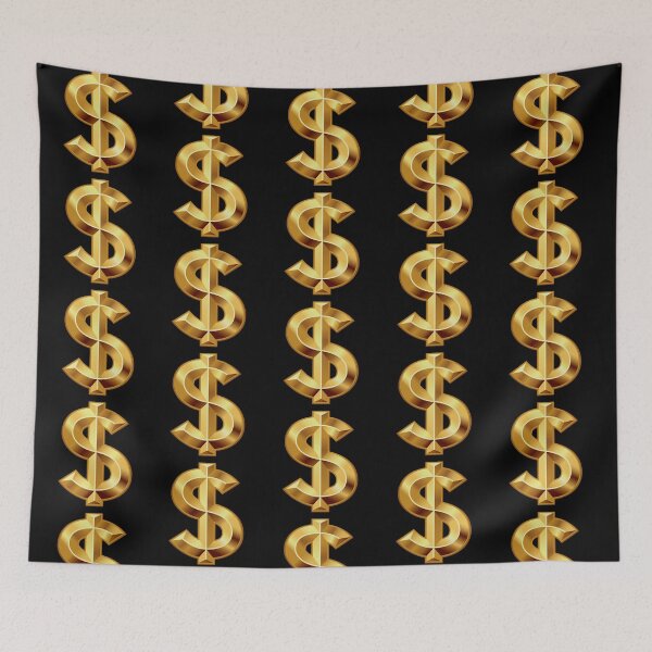 Item preview, Golden Dollar Sign - Pattern designed and sold by PawsitiveMum.