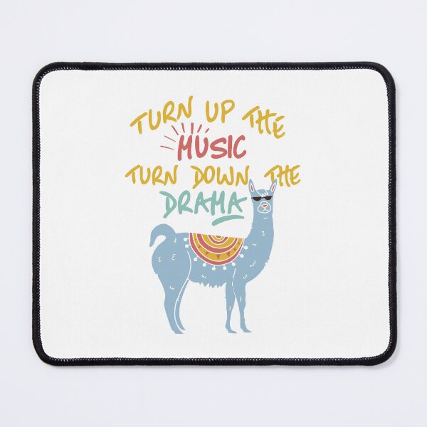 Item preview, Turn Up The Music, Turn Down The Drama designed and sold by chillaxcats.