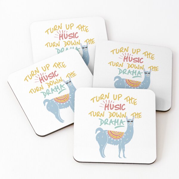 Item preview, Turn Up The Music, Turn Down The Drama designed and sold by chillaxcats.