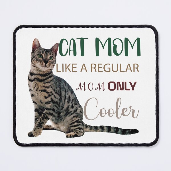 Item preview, Funny Quote Cat Mom Like A Regular Mom Only Cooler Gift For Cat Lovers designed and sold by Med ing.