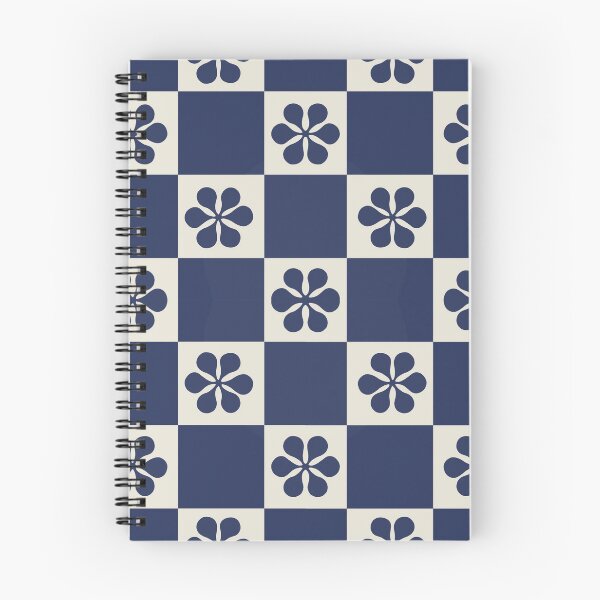 Item preview, Blue Flower Checkerboard designed and sold by CaseyCara.