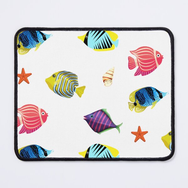Item preview, Colorful Tropical Ocean Marine Life Fish and Shells designed and sold by silviaol.