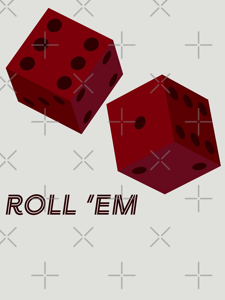 Pair O Dice small  Production Ready Artwork for T-Shirt Printing