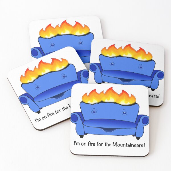 Item preview, I'm on fire for the Mountaineers! designed and sold by CarynKeller.