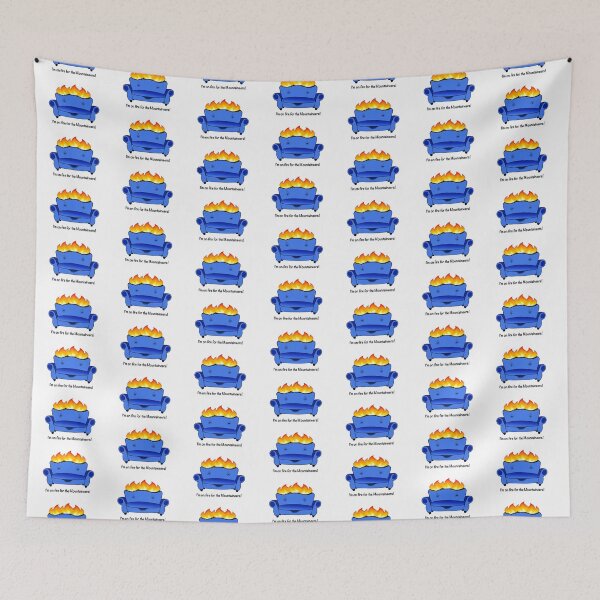 Item preview, I'm on fire for the Mountaineers! designed and sold by CarynKeller.