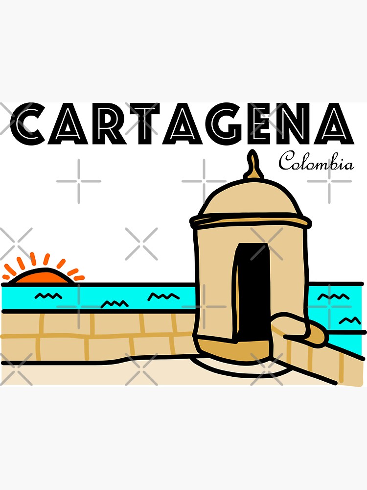 Walls of Cartagena, Colombia Magnet for Sale by Julio Benitez